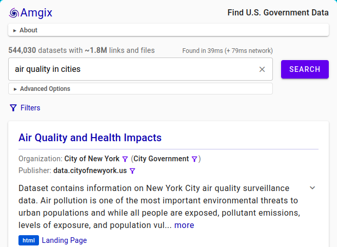 findgovdata.org screenshot
